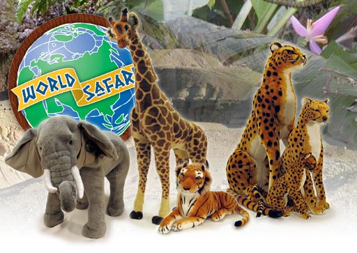 x26quot;World Safari Plush Animals!x26quot;